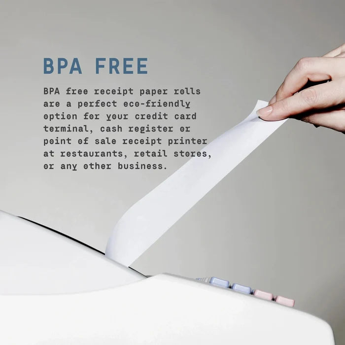 2 1/4" x 50' (50 Rolls) Thermal Paper Roll