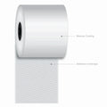 3 1/8" (80 mm) x 270' Iconex Sticky Media Full Tack Linerless Labels (12 Rolls)