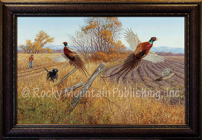A Good Day Afield – Framed Giclee Canvas by Hayden Lambson
