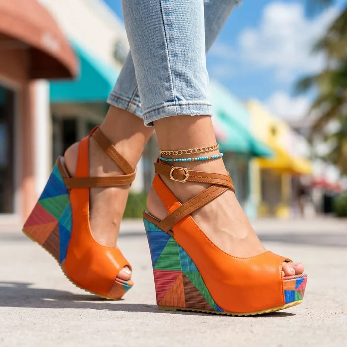 Abby Wedge Sandals