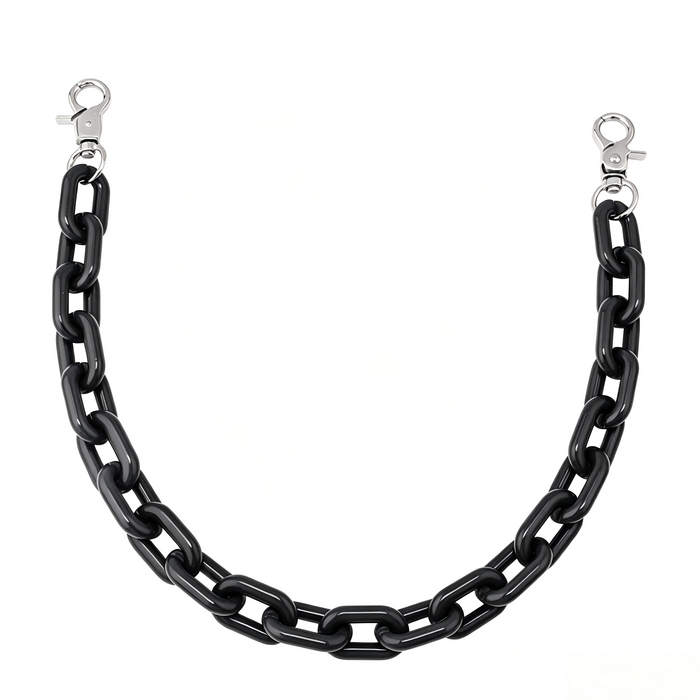 Ounamei Acrylic Chunky Bag Chain Strap – 50cm Lightweight Statement Purse Charm