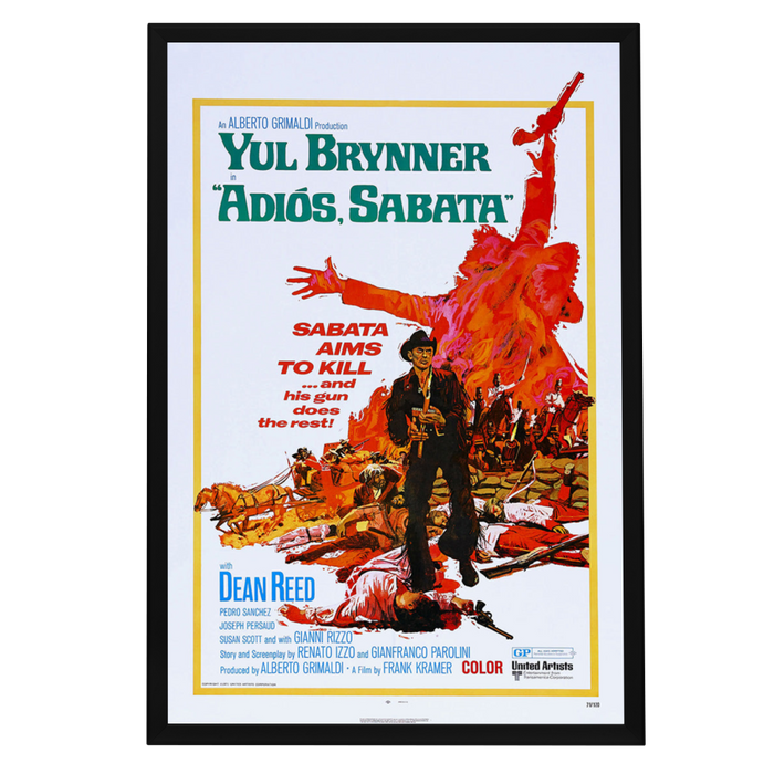 "Adios Sabata" (1971) Framed Movie Poster