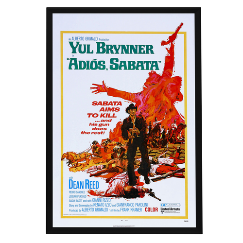 "Adios Sabata" (1971) Framed Movie Poster