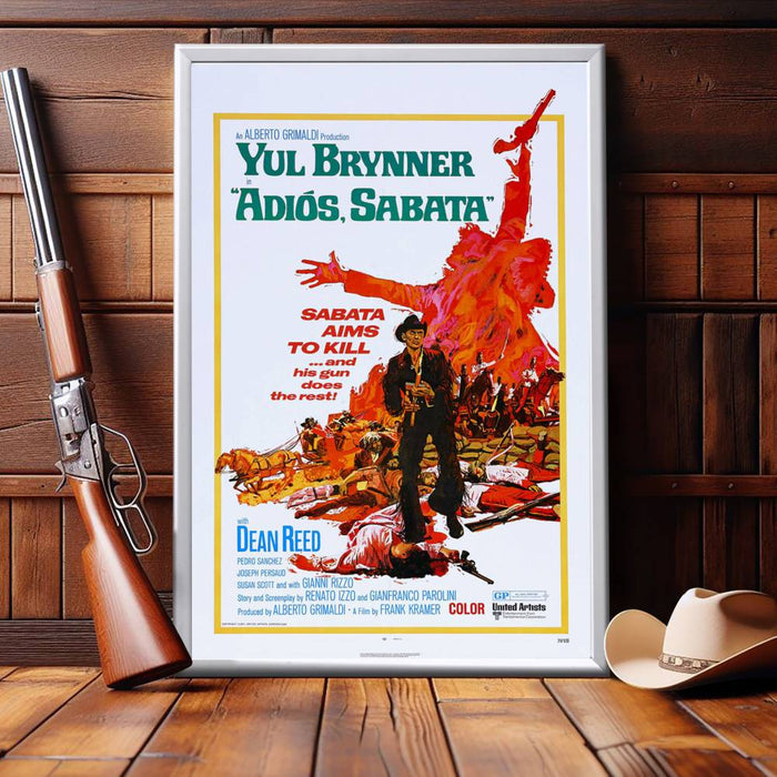 "Adios Sabata" (1971) Framed Movie Poster