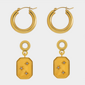 Amina Charm Earrings