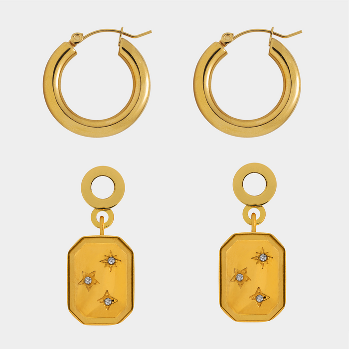 Amina Charm Earrings