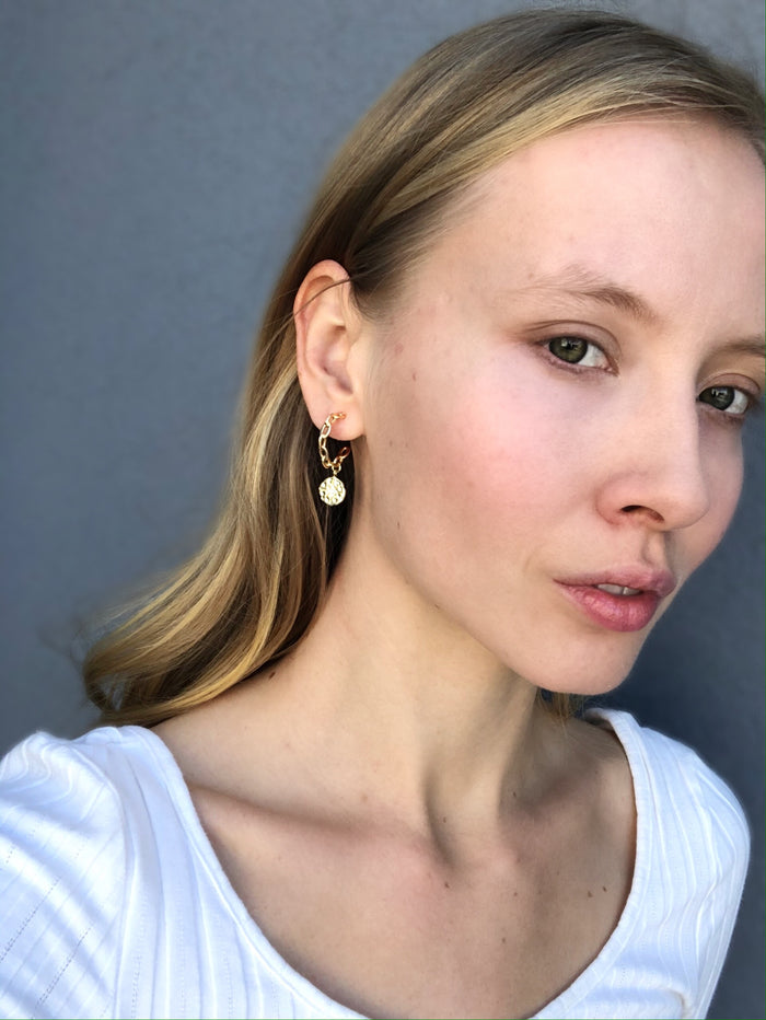 Aviana Coin Earrings-D