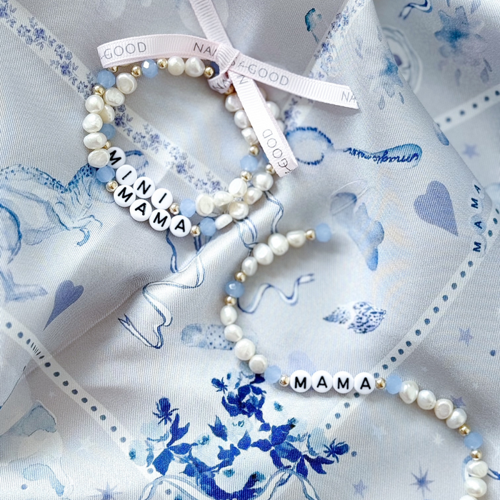 Baby Blue ♡ Mother of Pearl Bracelet