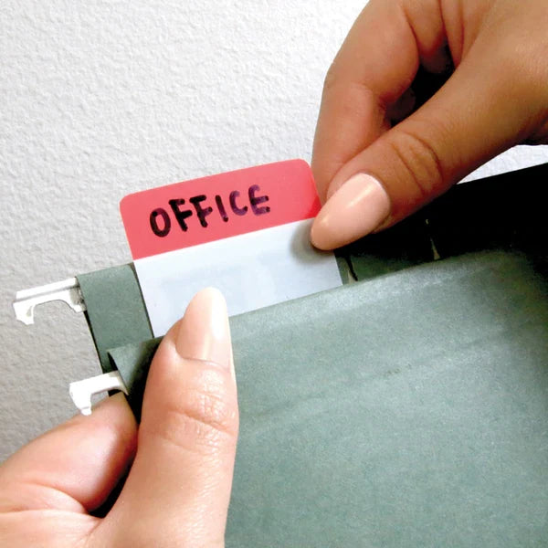 BAZIC 6 Ct. 2" x 1.5" Filing Tabs (5/Pack) Sold in 24 Units