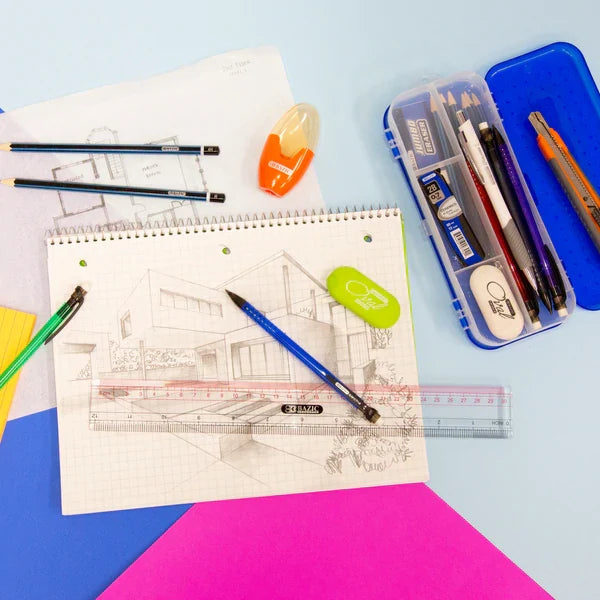 BAZIC Bright Color Oval Eraser (4/Pack) Sold in 24 Units