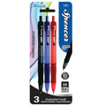 BAZIC Spencer Asst. Color Retractable Pen w/ Cushion Grip (4/Pack) Sold in 24 Units