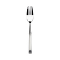 The Alain Saint-Joanis Beatrix Serving Fork, made in France, has a shiny stainless steel finish, two wide tines, and a ridged handle, shown on a plain white background.