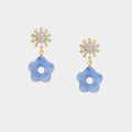 Bethany Tiny Floral Earrings - D