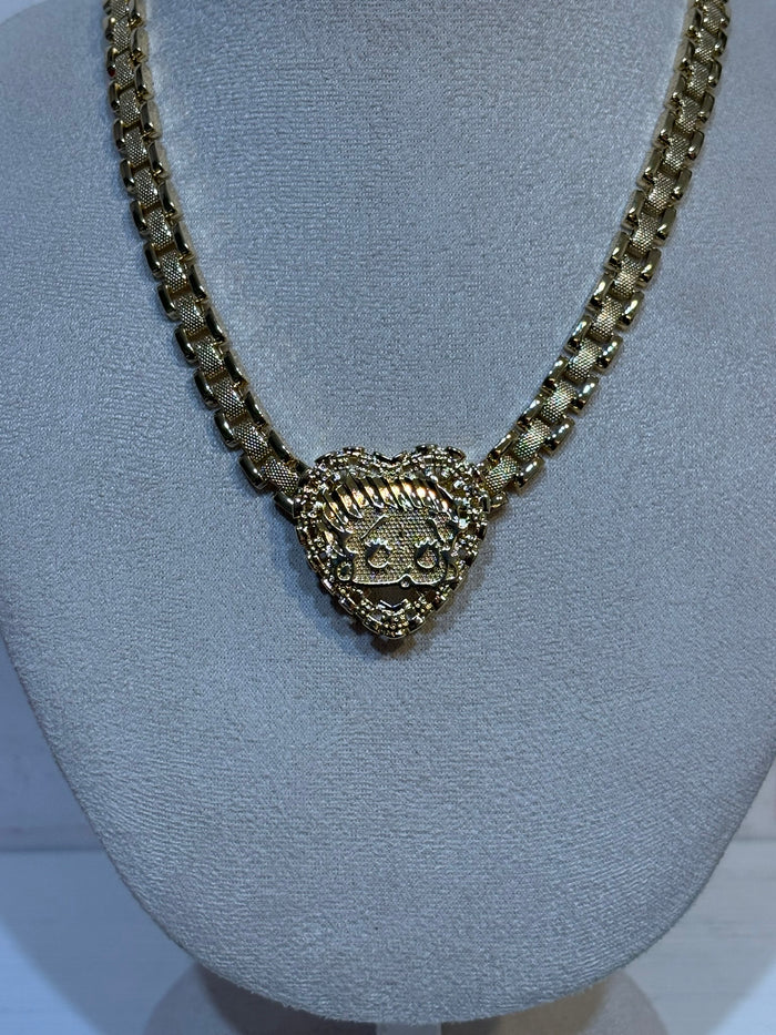 Betty Boop Love Heart Necklace
