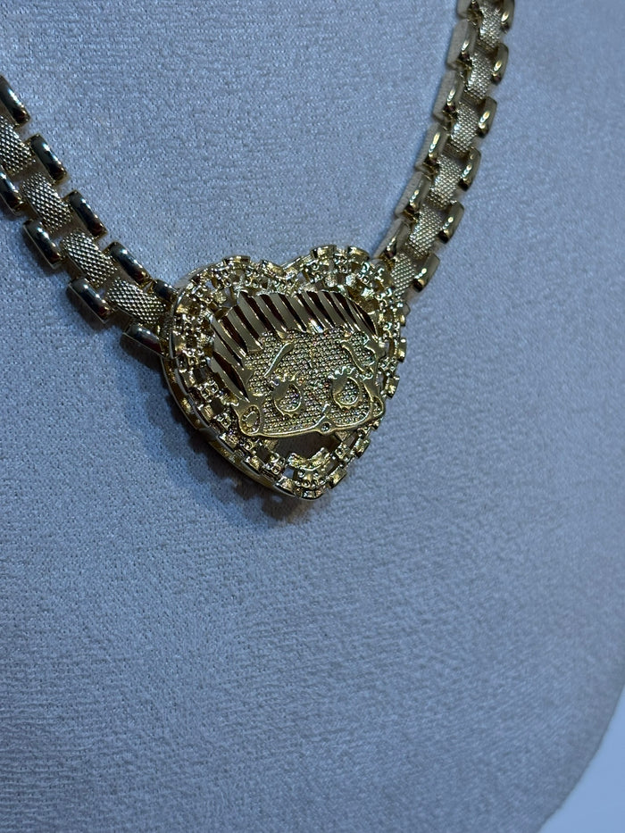 Betty Boop Love Heart Necklace