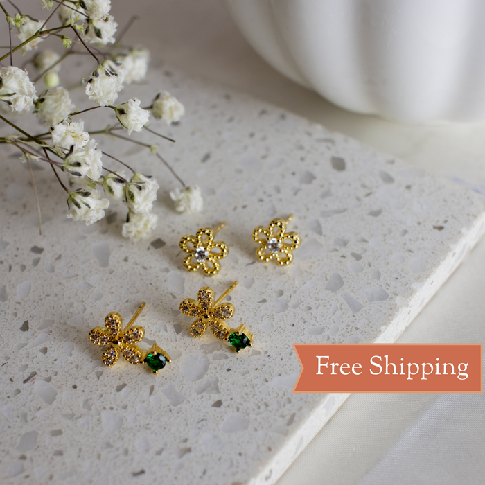 Bia Floral Studs