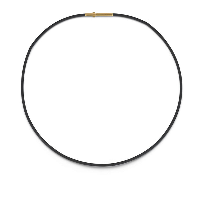 Black Silicone Cord - 15"