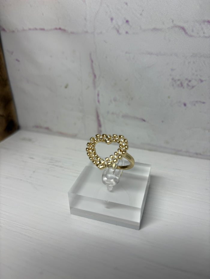 Bling Rolly Heart Ring