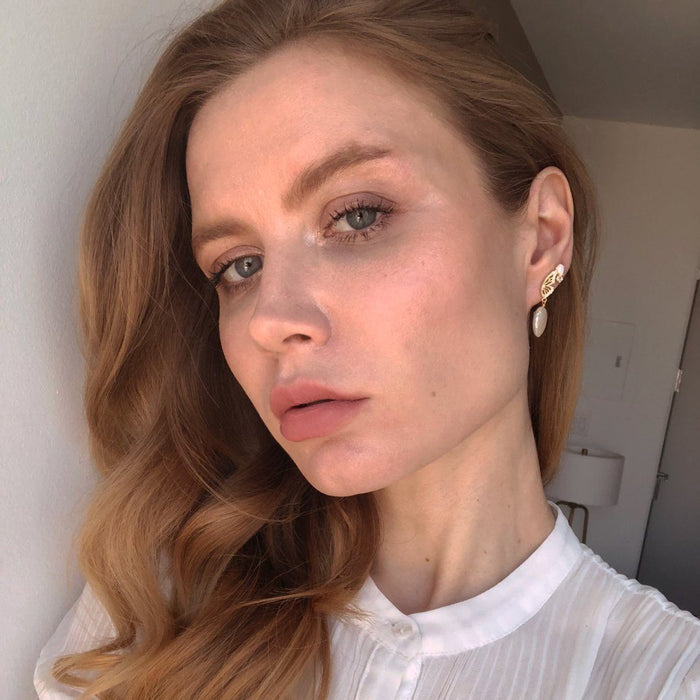Bria Tiny Opal Studs-D