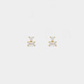 Brie Emerald Studs