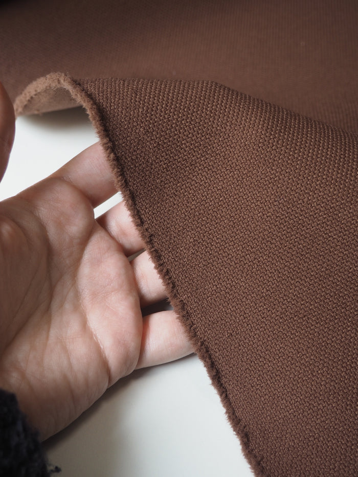 Brown Textured Jacquard