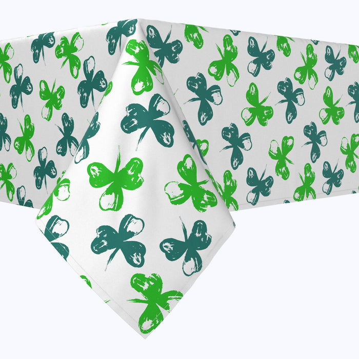 Brush Stroke Pretty Clovers Squares