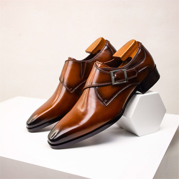 Carlo Vespucci Leather Shoes  - By Qivii