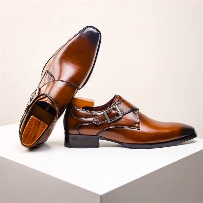 Carlo Vespucci Leather Shoes  - By Qivii