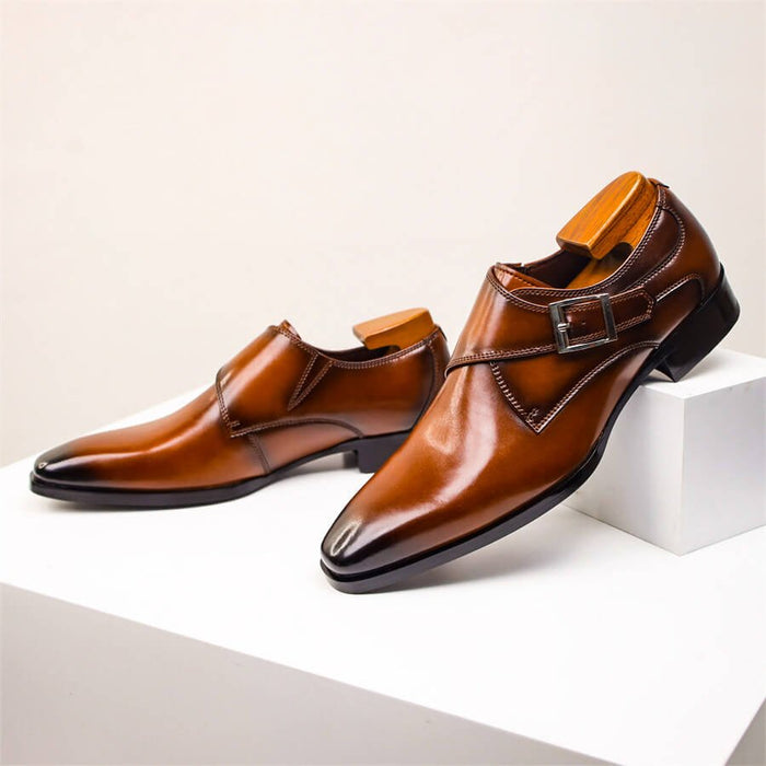 Carlo Vespucci Leather Shoes  - By Qivii
