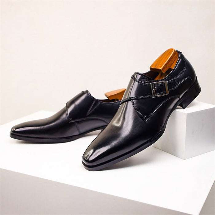 Carlo Vespucci Leather Shoes  - By Qivii