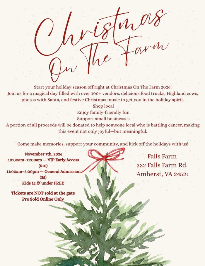 Christmas On The Farm 2026 Vendor Fee
