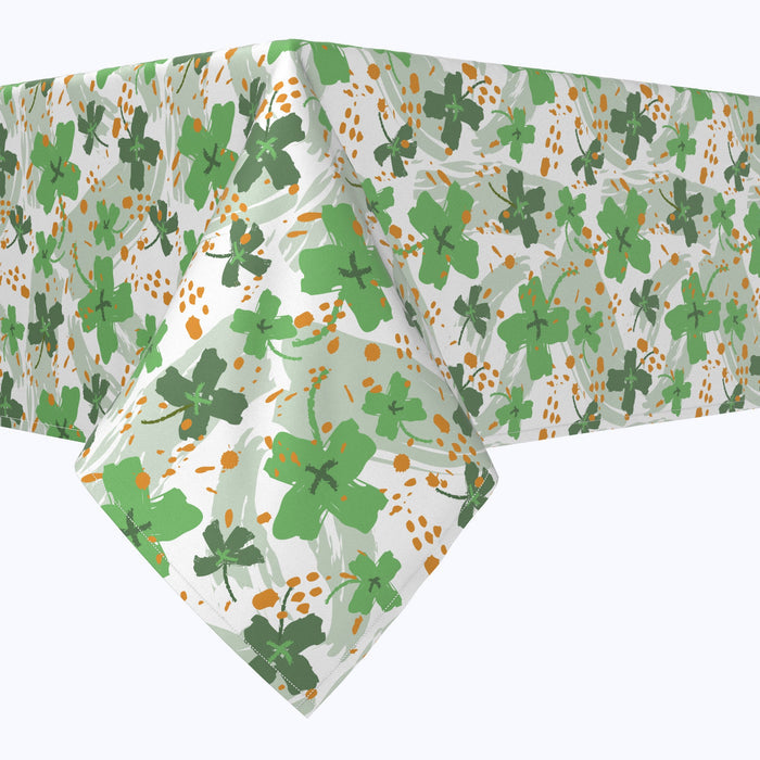 Clover Cross and Orange Spots Squares
