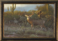 Desert Muleys – Framed Giclee Canvas by Hayden Lambson