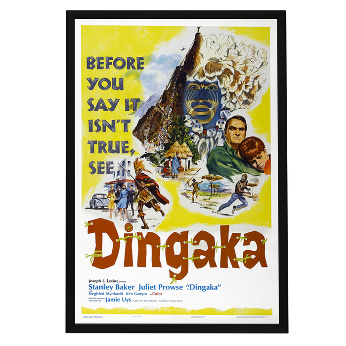 "Dingaka" (1965) Framed Movie Poster