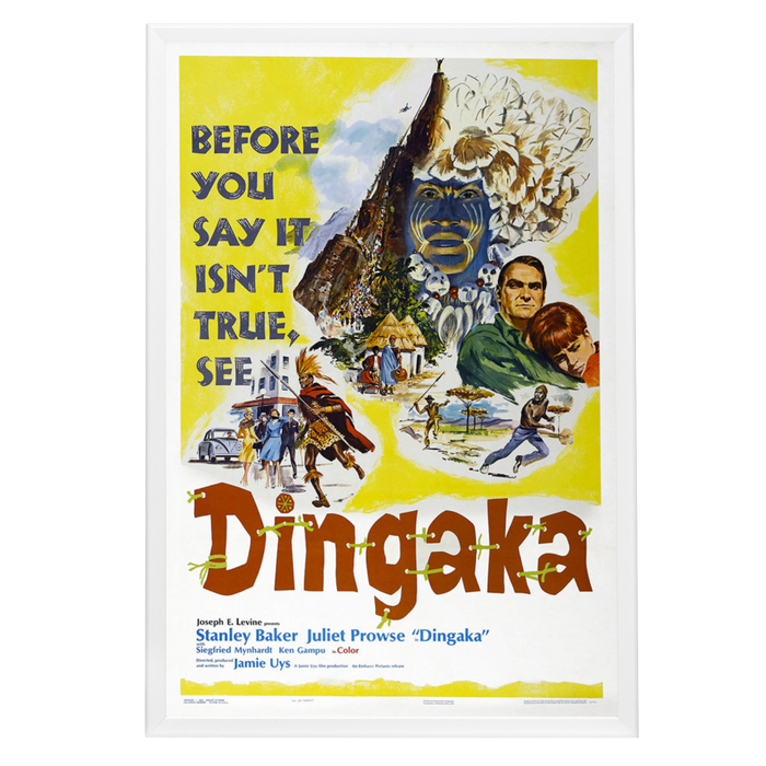 "Dingaka" (1965) Framed Movie Poster