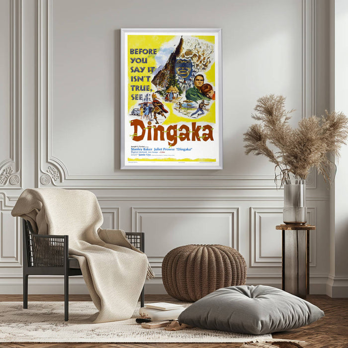 "Dingaka" (1965) Framed Movie Poster