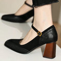 Éloise Leather Heels