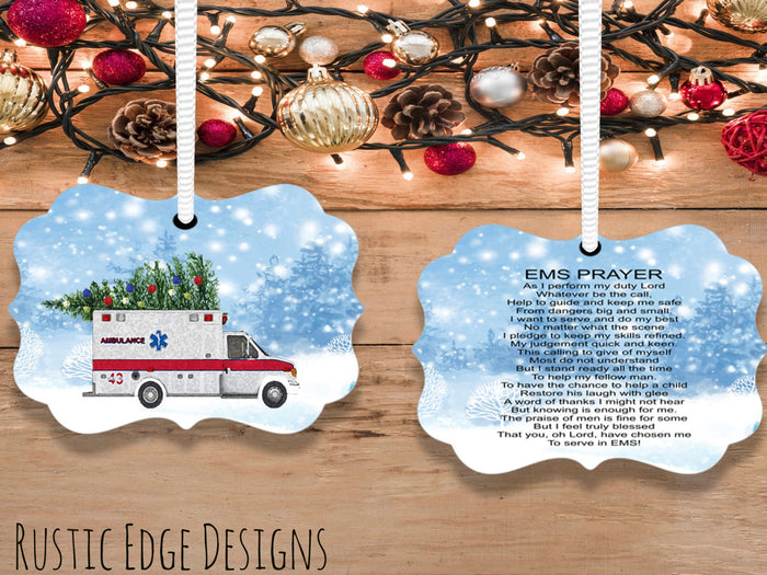 EMS Prayer Ornament