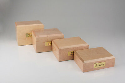 English Setter Pet Funeral Cremation Urn Avail. in 3 Different Colors & 4 Sizes