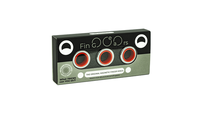 Fingears M-19mm Silver-Red Set - Fingears