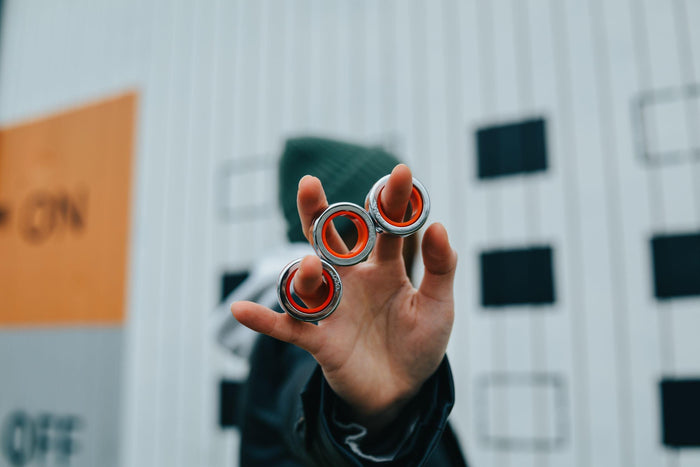 Fingears M-19mm Silver-Red Set - Fingears