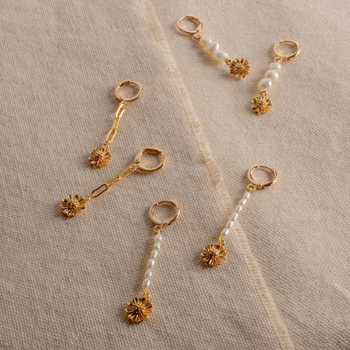 Fleur Drop Earrings-D
