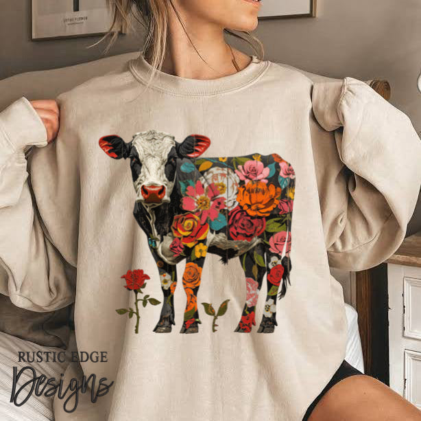 Floral Cow Roses