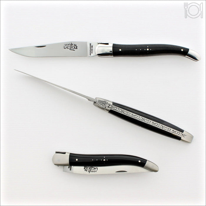 Forge de Laguiole Tradition 12 cm Ebony