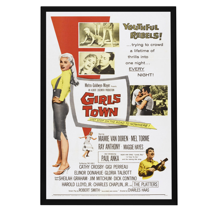 "Girls Town" (1959) Framed Movie Poster