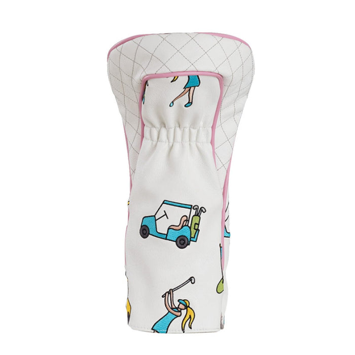 Headcover in Golf Girl Women's Driver Headcover by Birdie Girl Golf