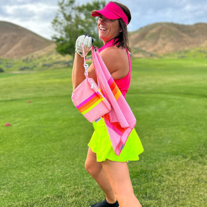 Golf Bags in Golfher's Sunset Women's Golf Accessory Bag by Birdie Girl Golf