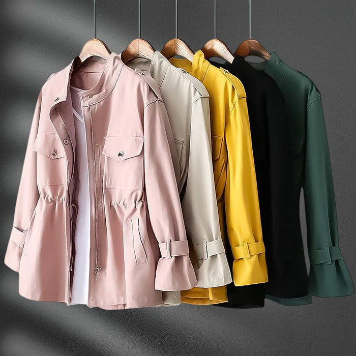 Hannah Waist Slimming Windbreaker  - By Qivii