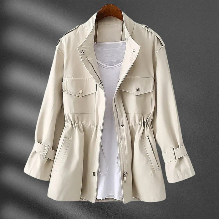 Hannah Waist Slimming Windbreaker  - By Qivii