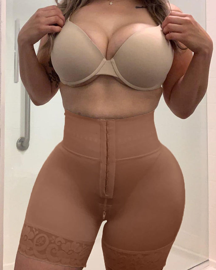 High Quality High Waisted Butt Lifter Fajas Shaping Shorts - By Qivii